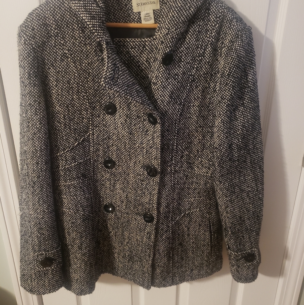 St. John's Bay Jacket / Coat with hood and pockets